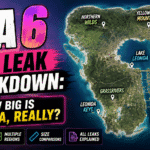 GTA 6 map size comparison showing how Leonida compares to GTA 5 and Los Santos